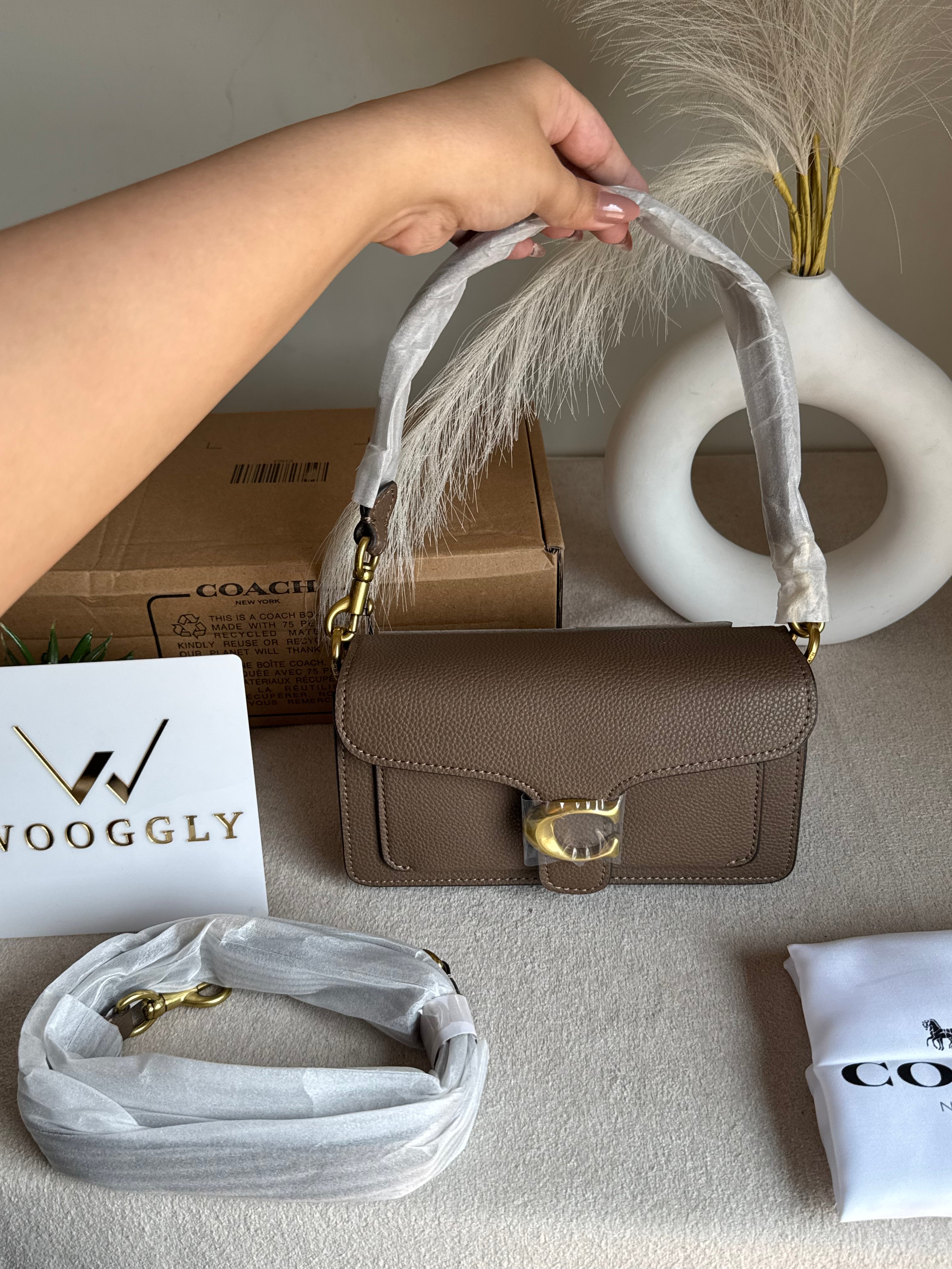 Coach TABBY Premium 20 (MINI) KHAAKI - BOX PACKING