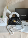CH Premium Viral Quilted Bag – Black with Box Packaging