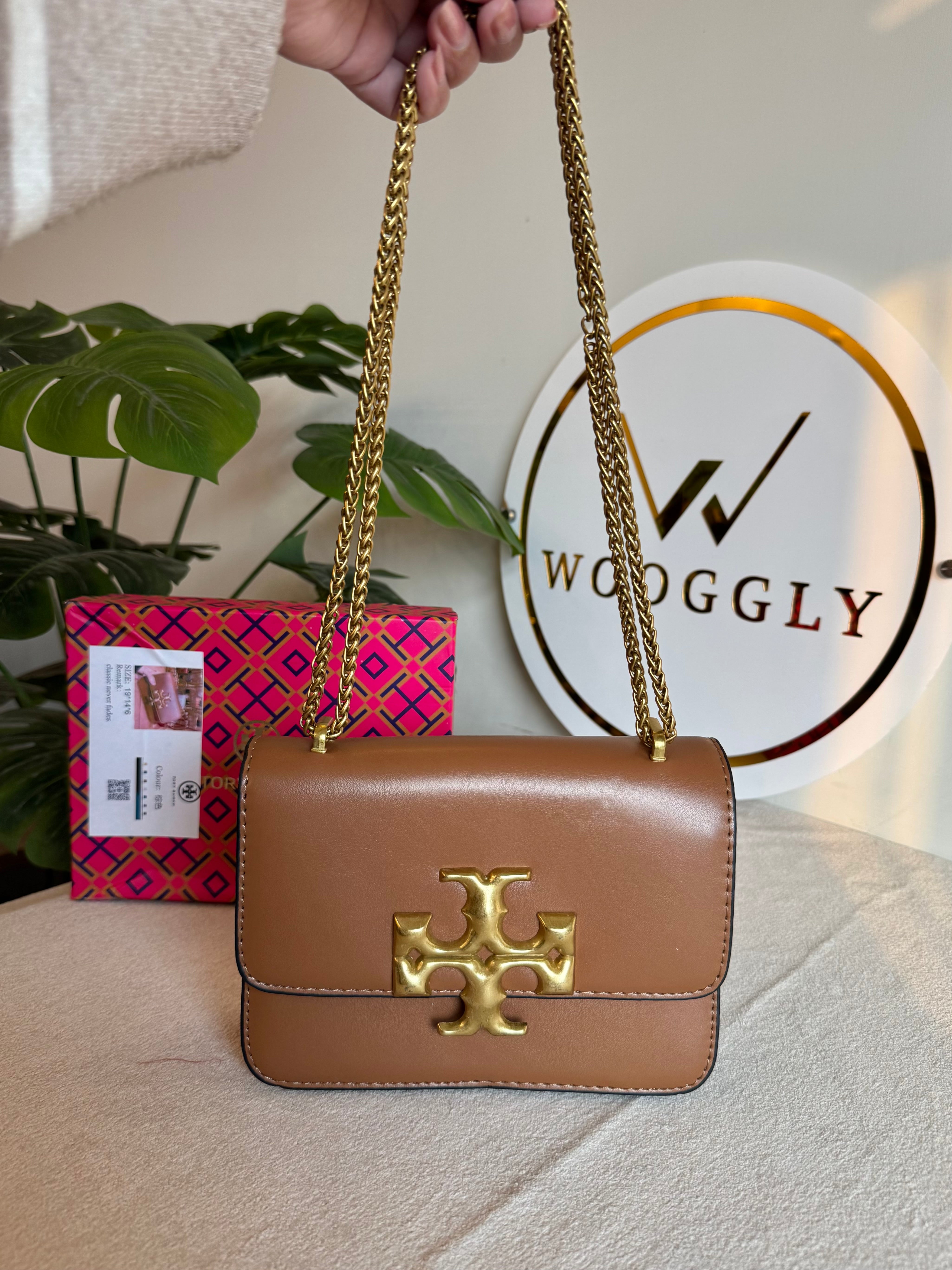 Tory Burch Sling - Brown with Box Packing