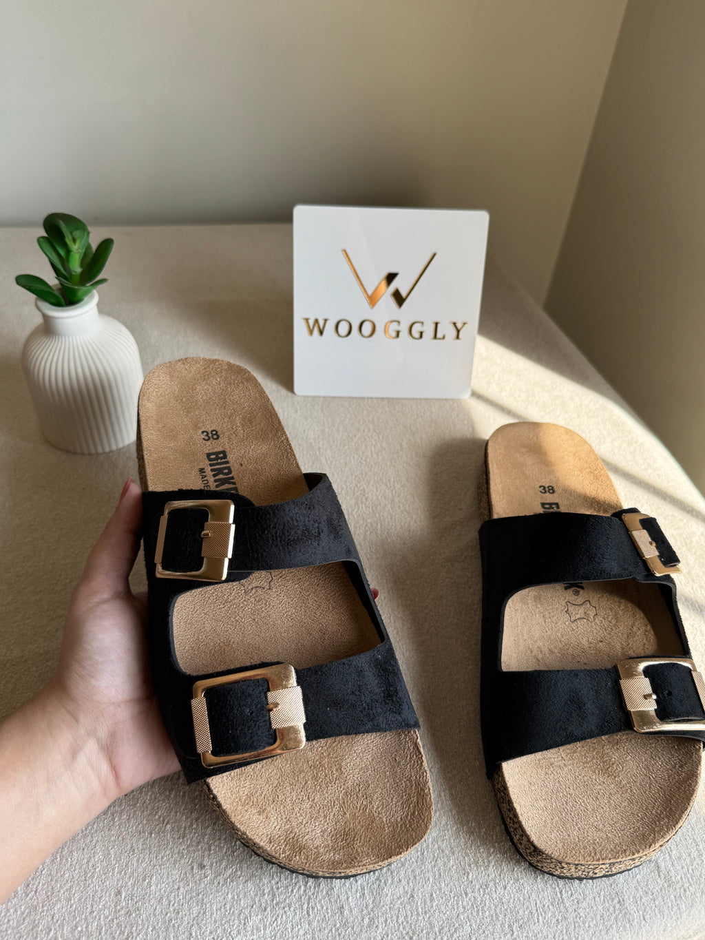 Viral Birkenstock Comfy Sandals - Suede Black