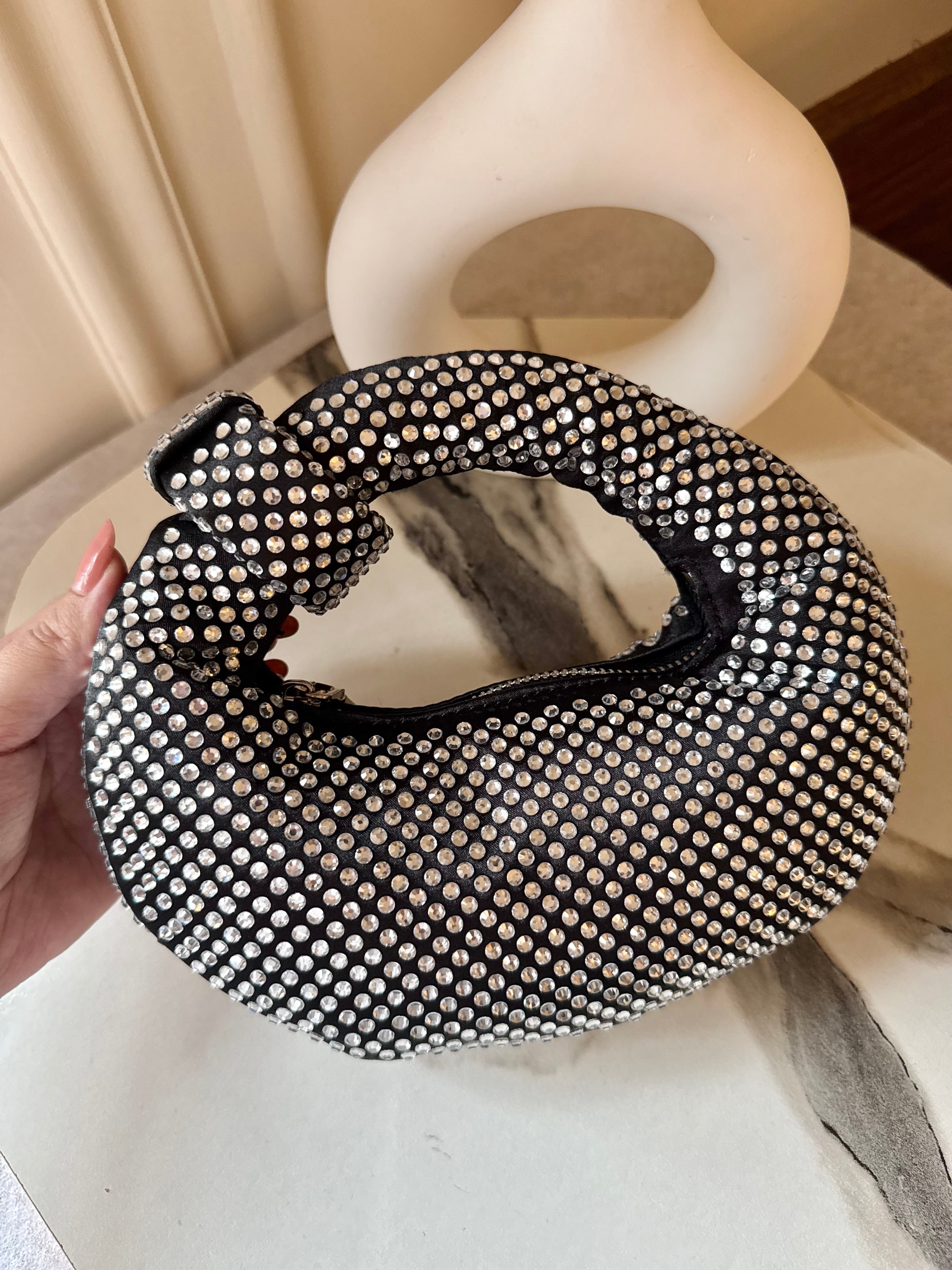 JW PIE Inspired Rhinestone Bag (Crystal)