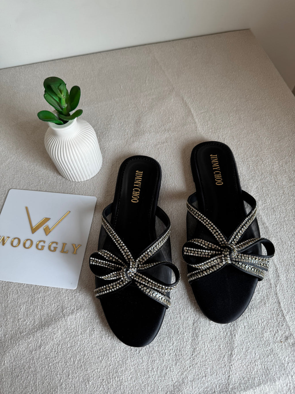 Jimmy Choo Slides - Black