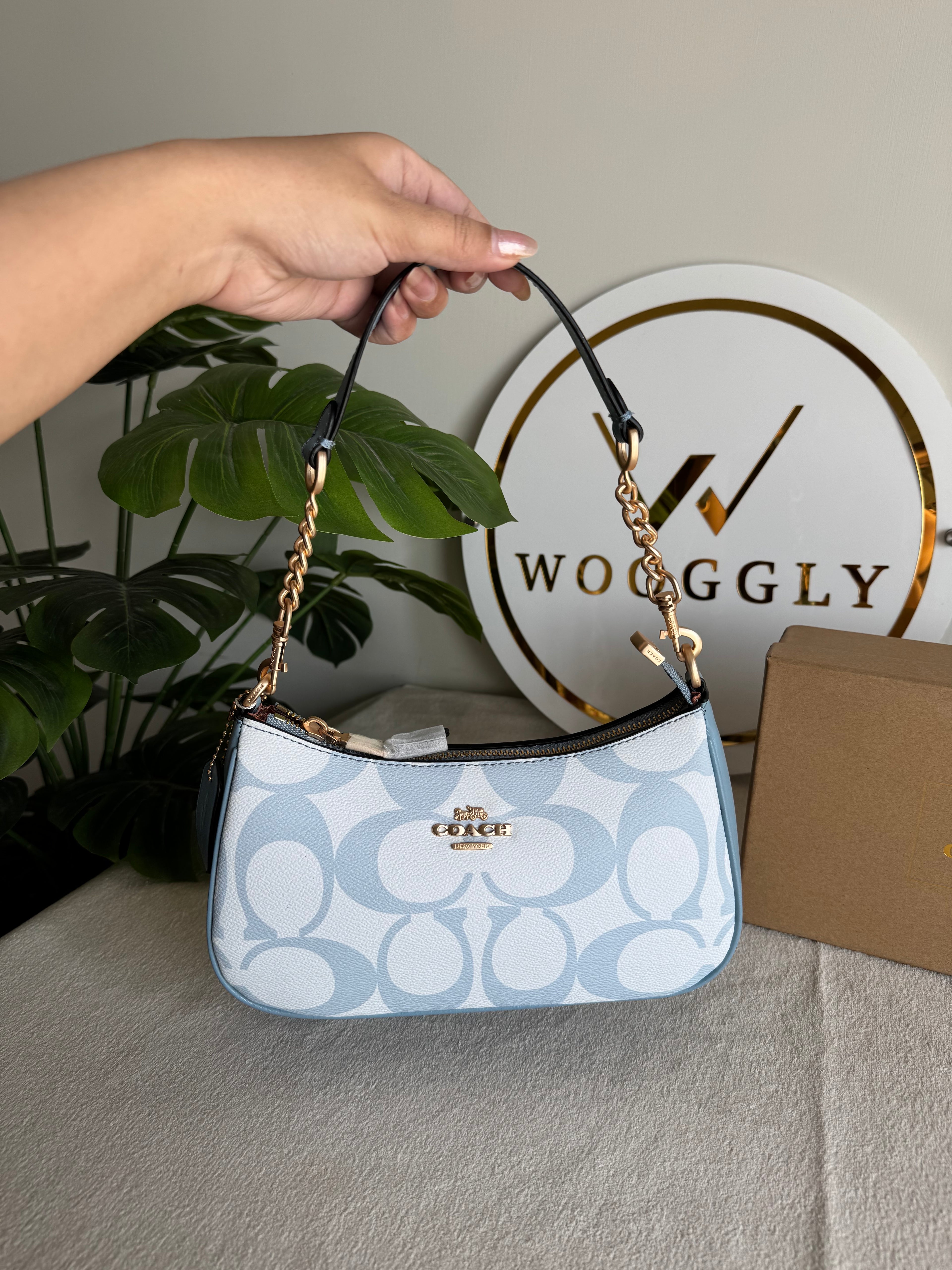 COACH TERI PREMIUM Baby Blue - BOX PACKING