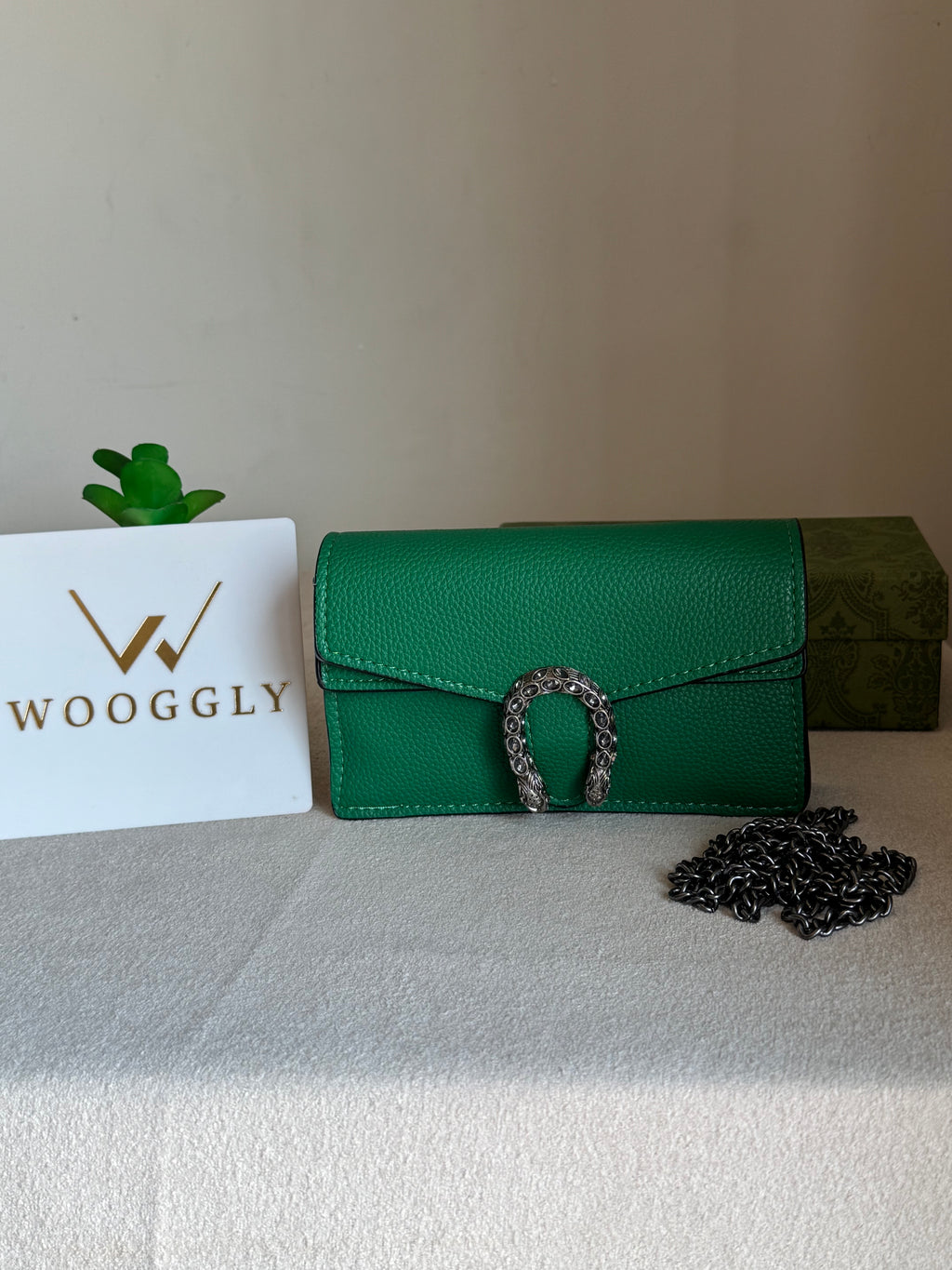 Viral Mini Gucci Bag Green - Box Packing