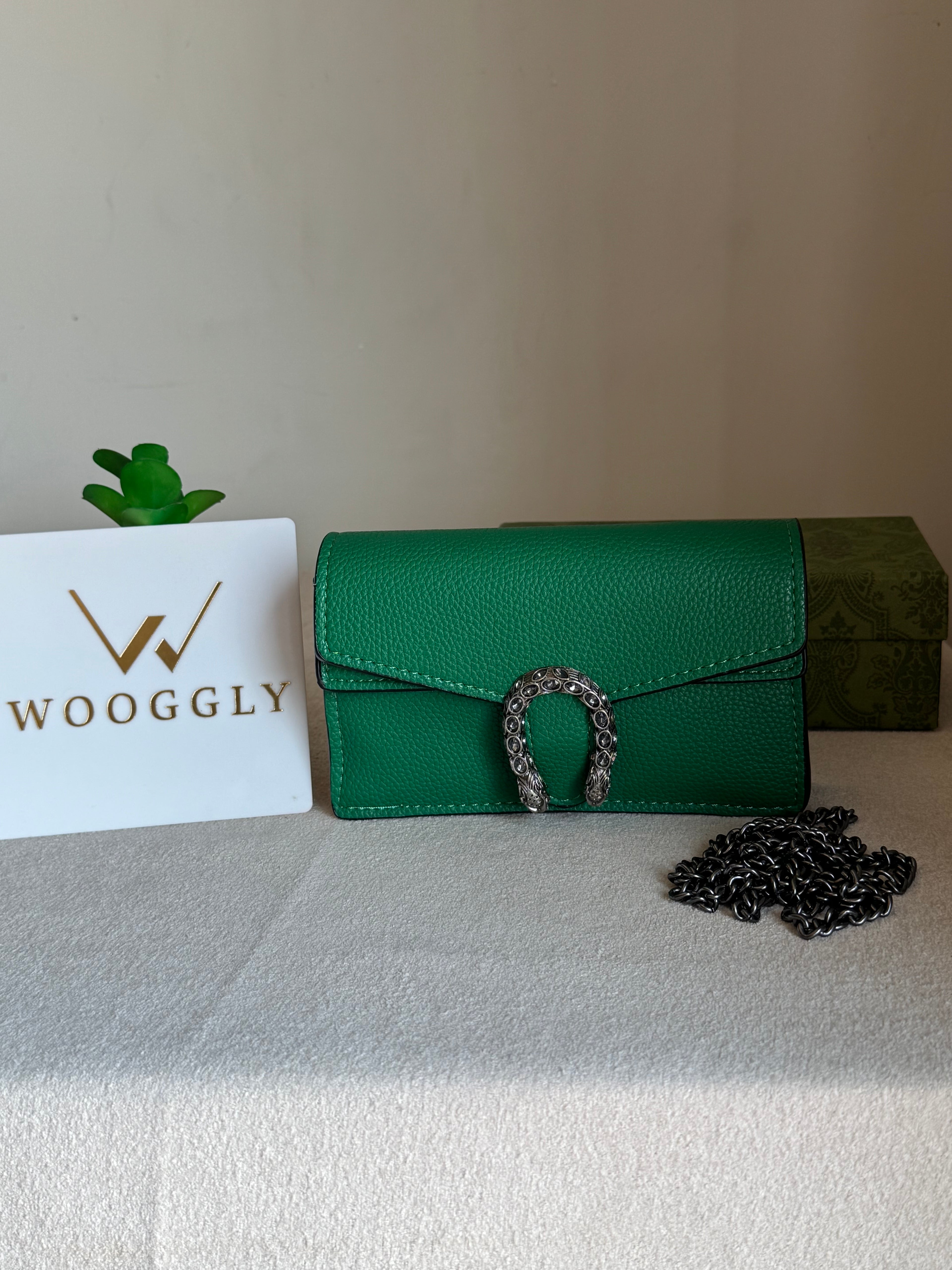 Viral Mini Gucci Bag Green - Box Packing