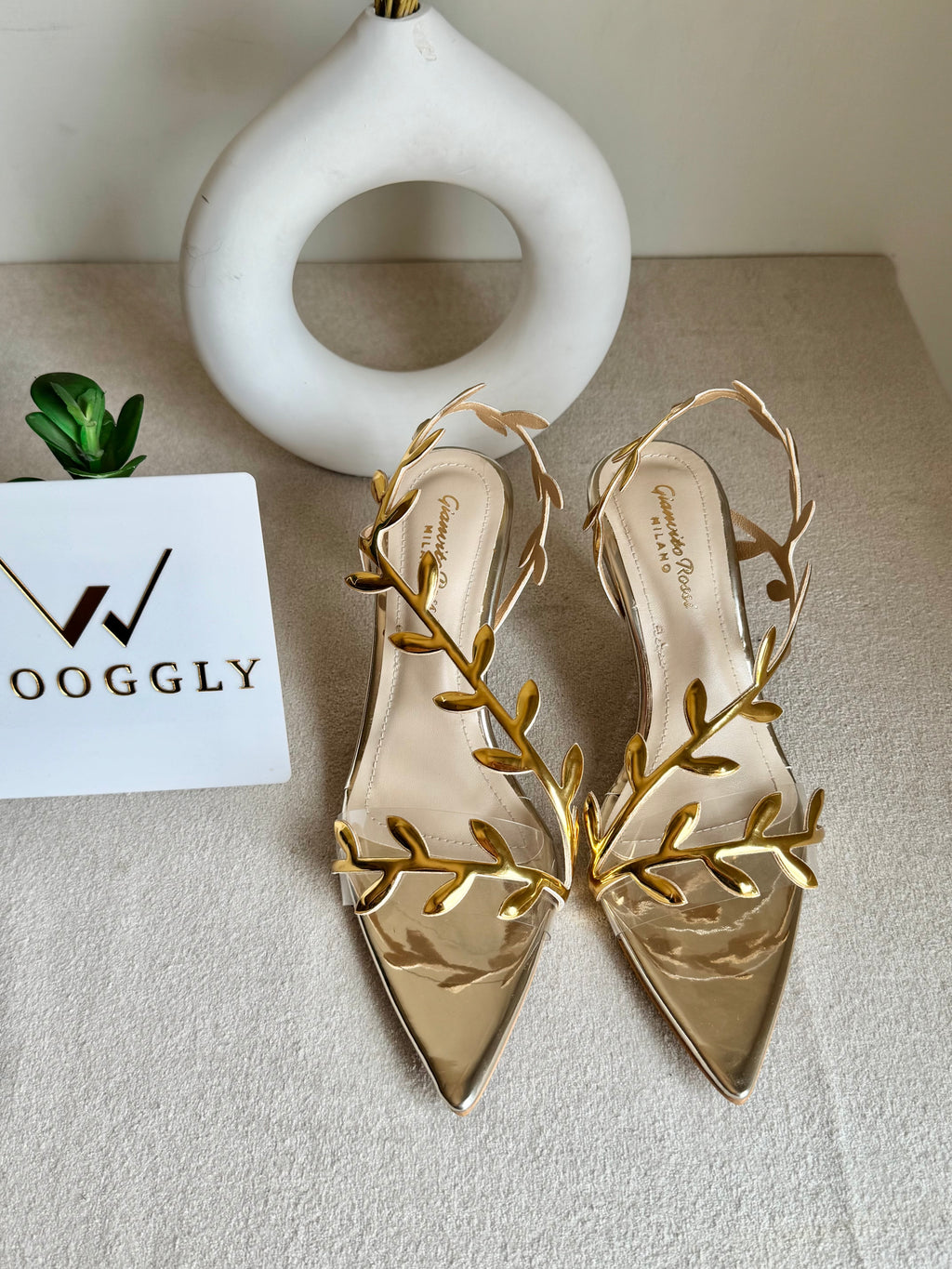 Gianvitto Rossi Heels Champagne