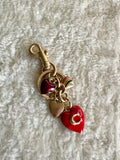 PREMIUM Coach Signature Heart Bag Charm
