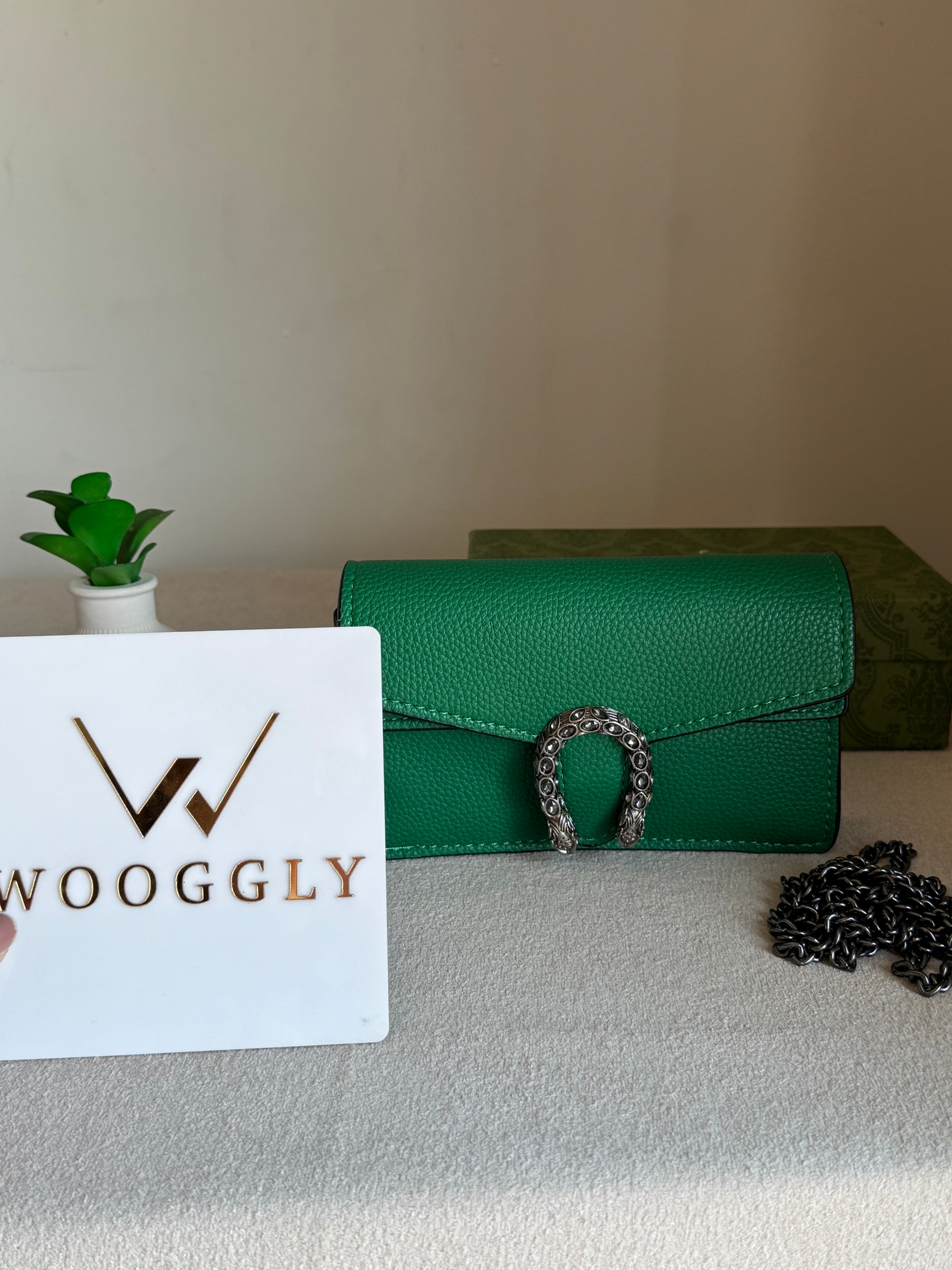 Viral Mini Gucci Bag Green - Box Packing