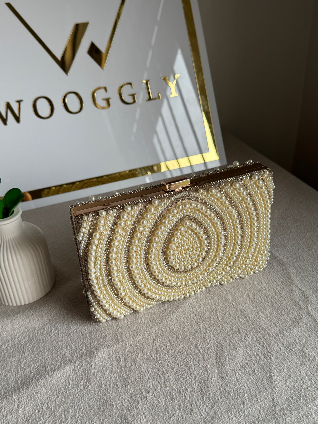 Forever Pearl Clutch
