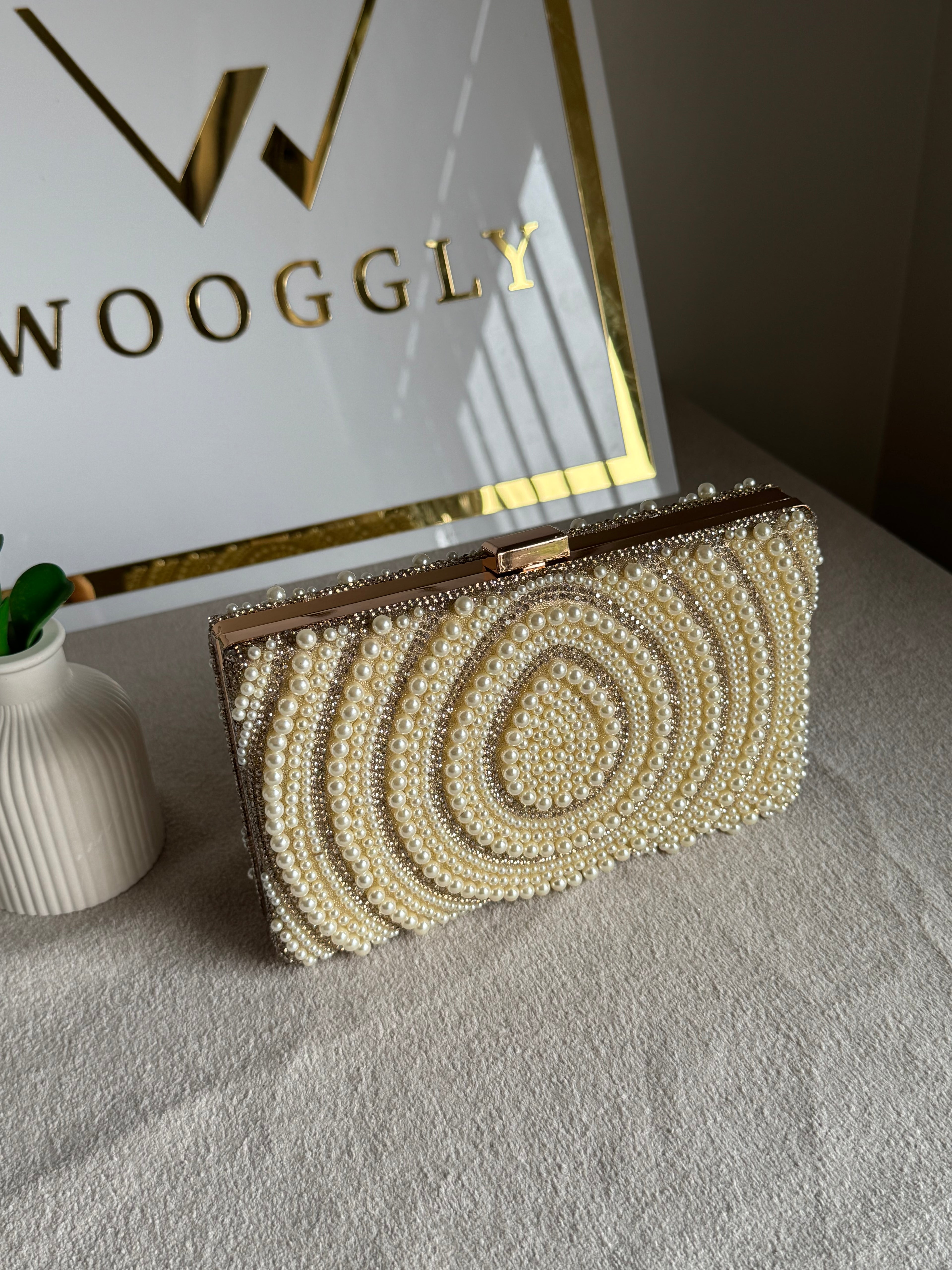 Forever Pearl Clutch