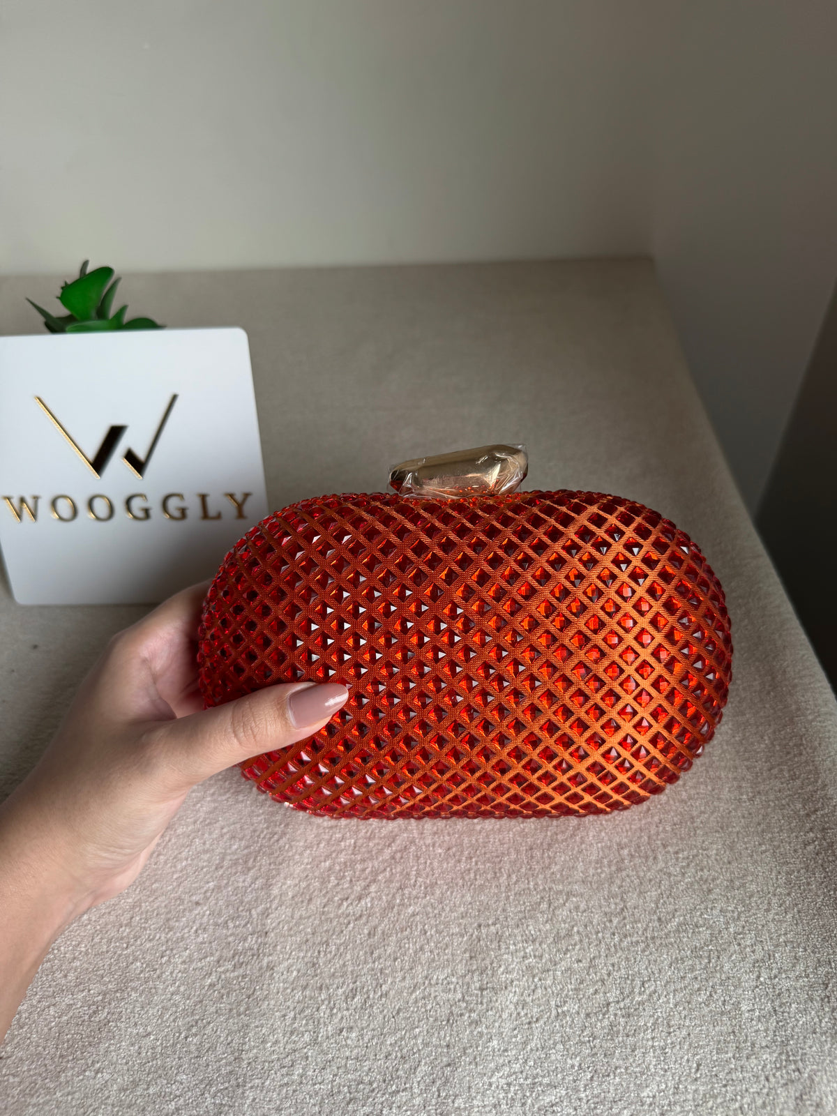 Belle Clutch Orange