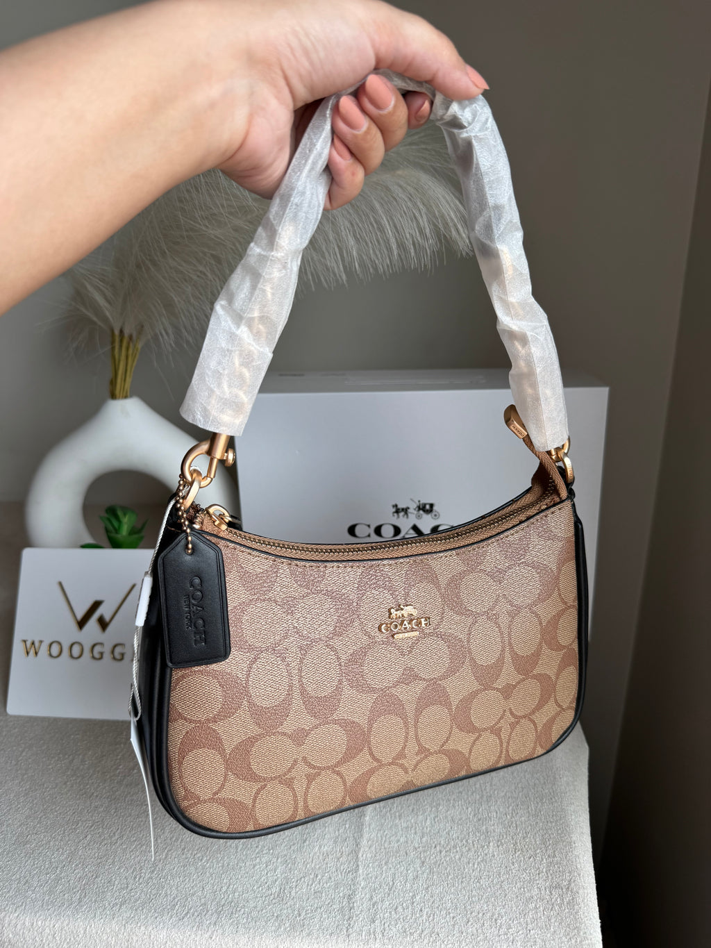 COACH TERI PREMIUM (Apricot Black) - BOX PACKING
