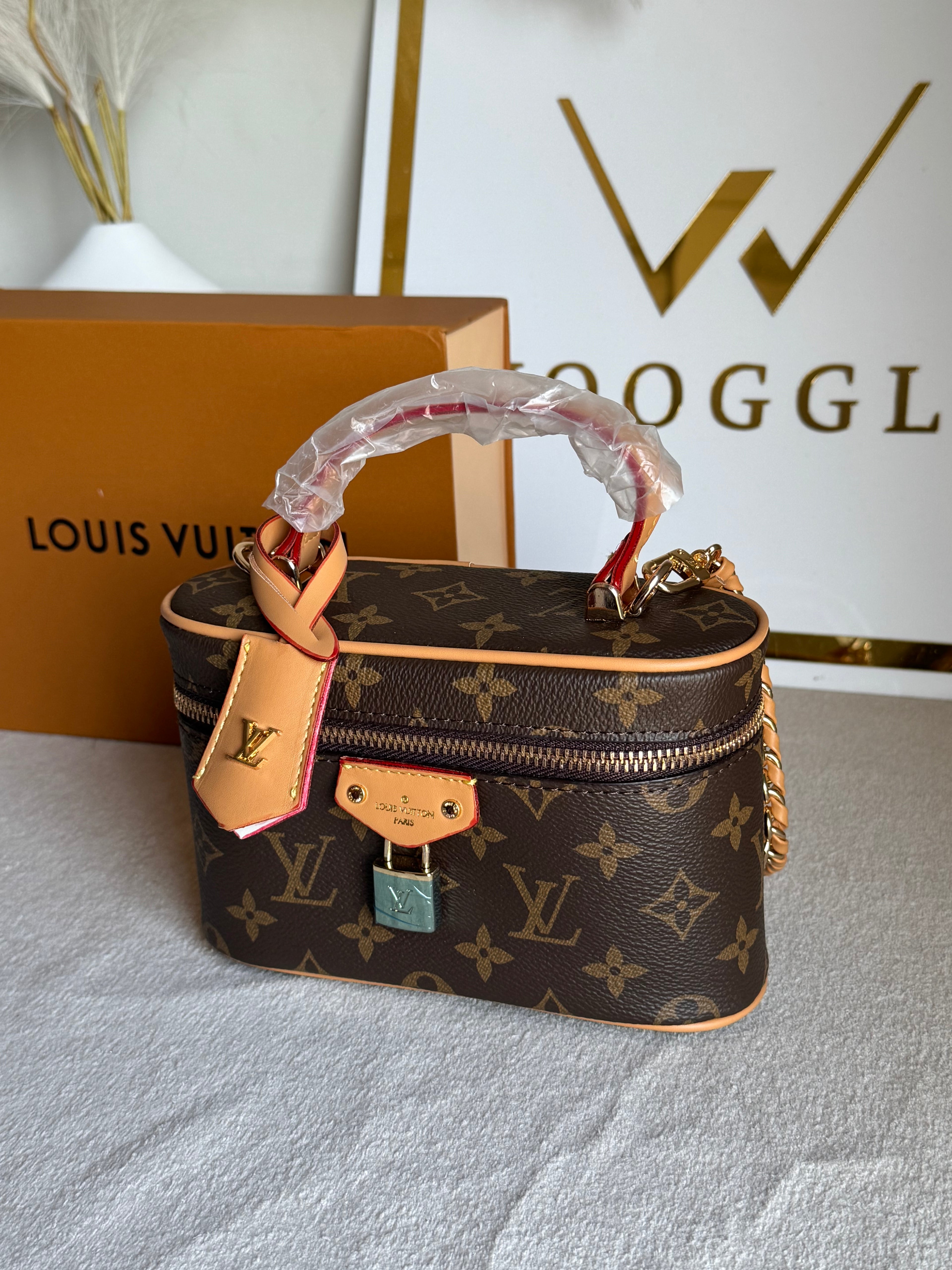 LV Bucket Bag with Strap - Brown (BOX PACKING)
