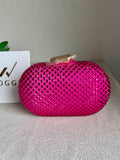 Belle Clutch Hot Pink