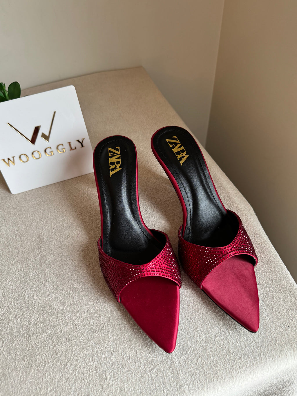 Bling Zara Heels - Red