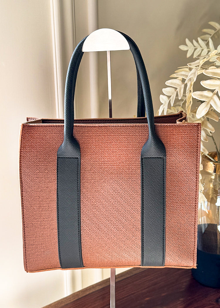 Mashion Tote with Pouch - Brown