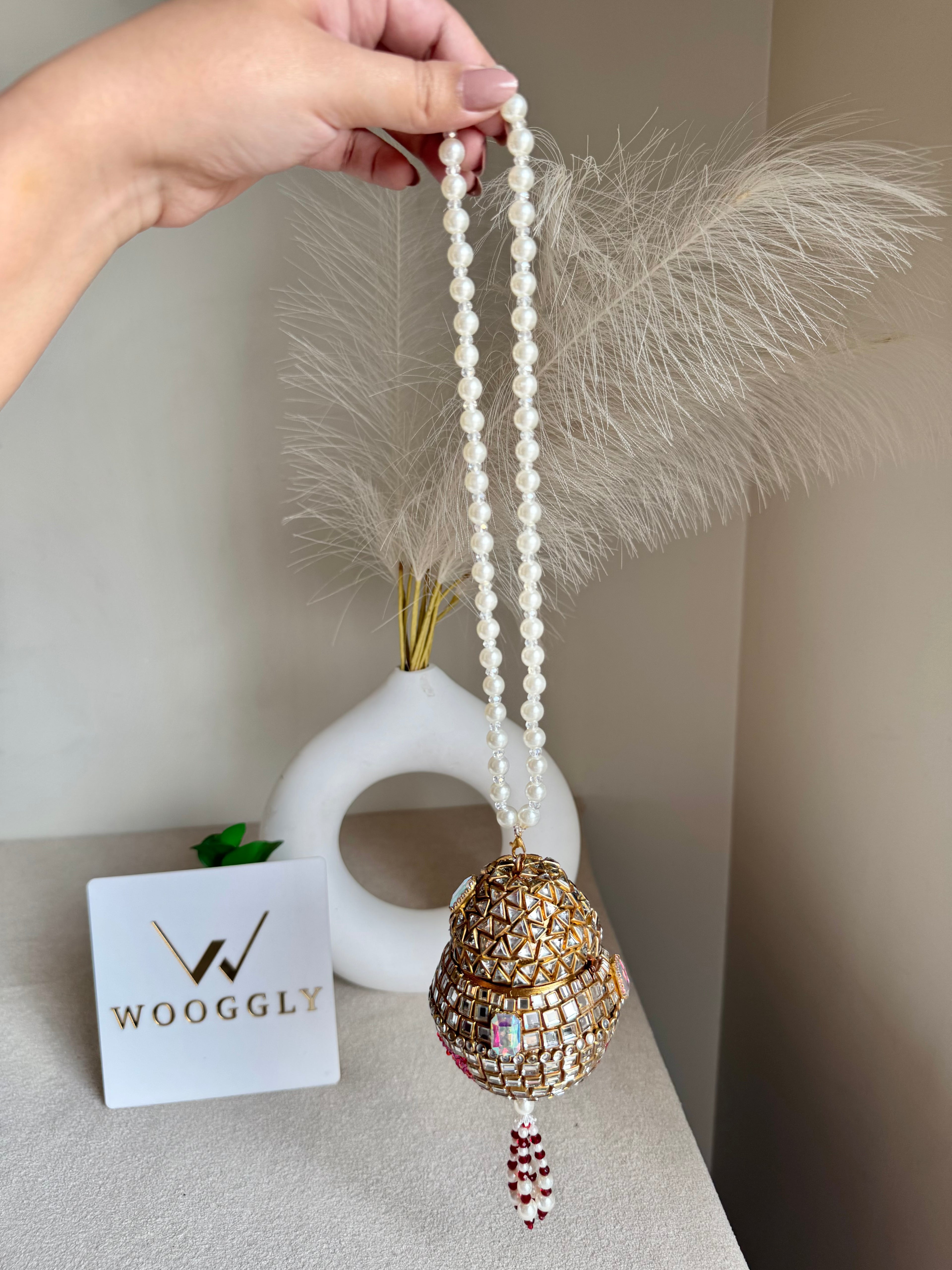 Turkish Potli - Kundan with Stone Multi