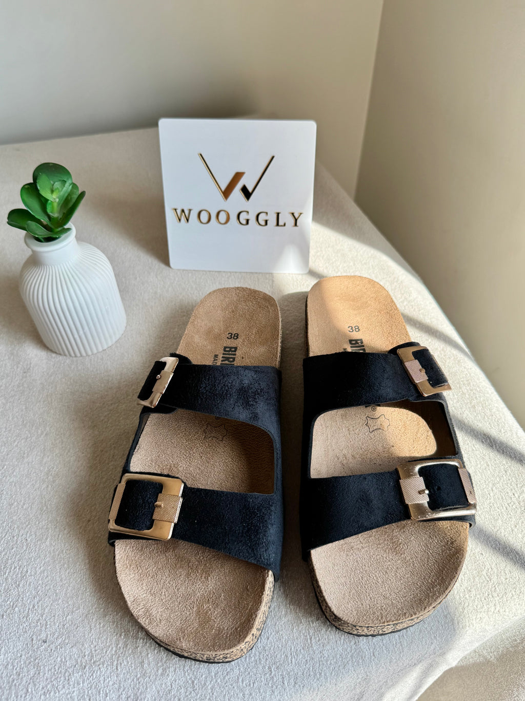 Viral Birkenstock Comfy Sandals - Suede Black