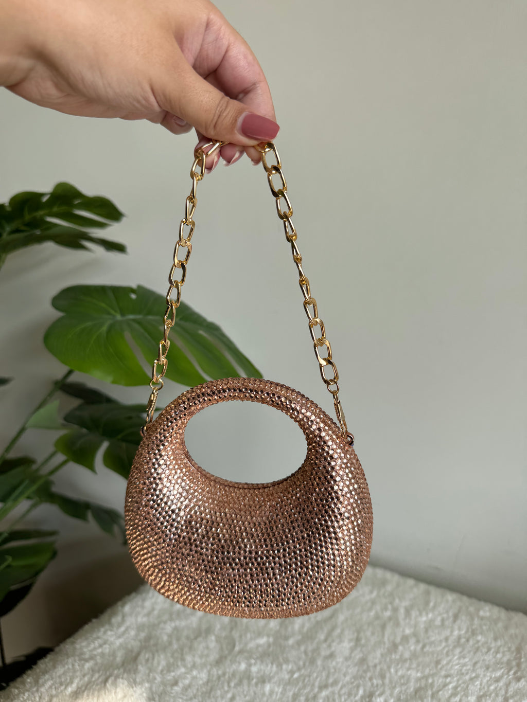Viral Swarovski Clutch - Mini Rose Gold