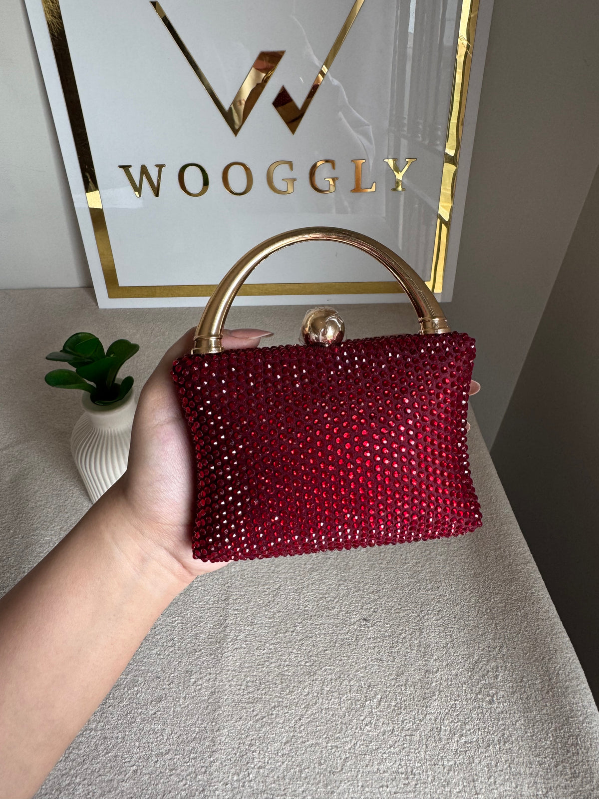 VÉRA Clutch Red