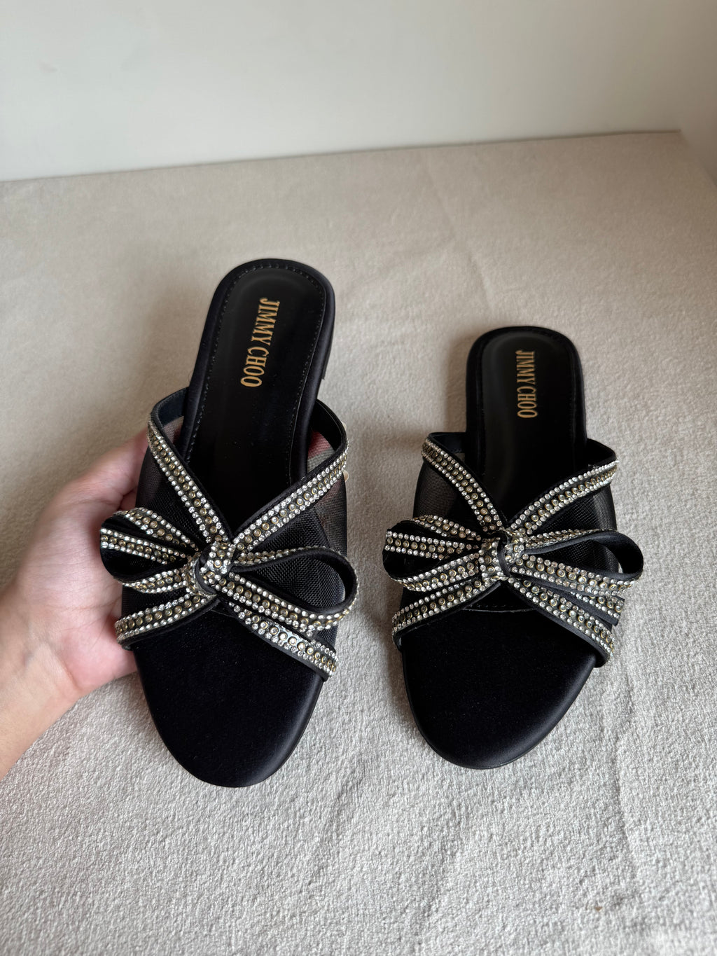 Jimmy Choo Slides - Black