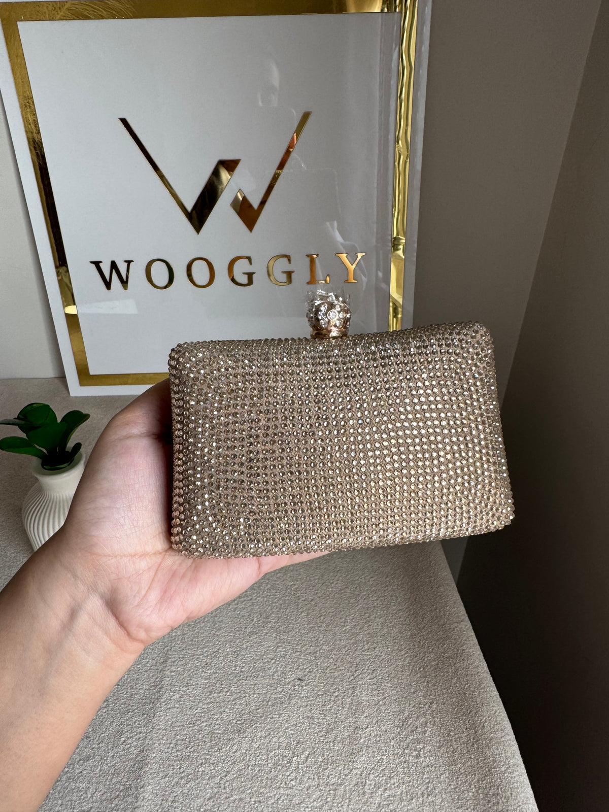 Icon Clutch Ivory