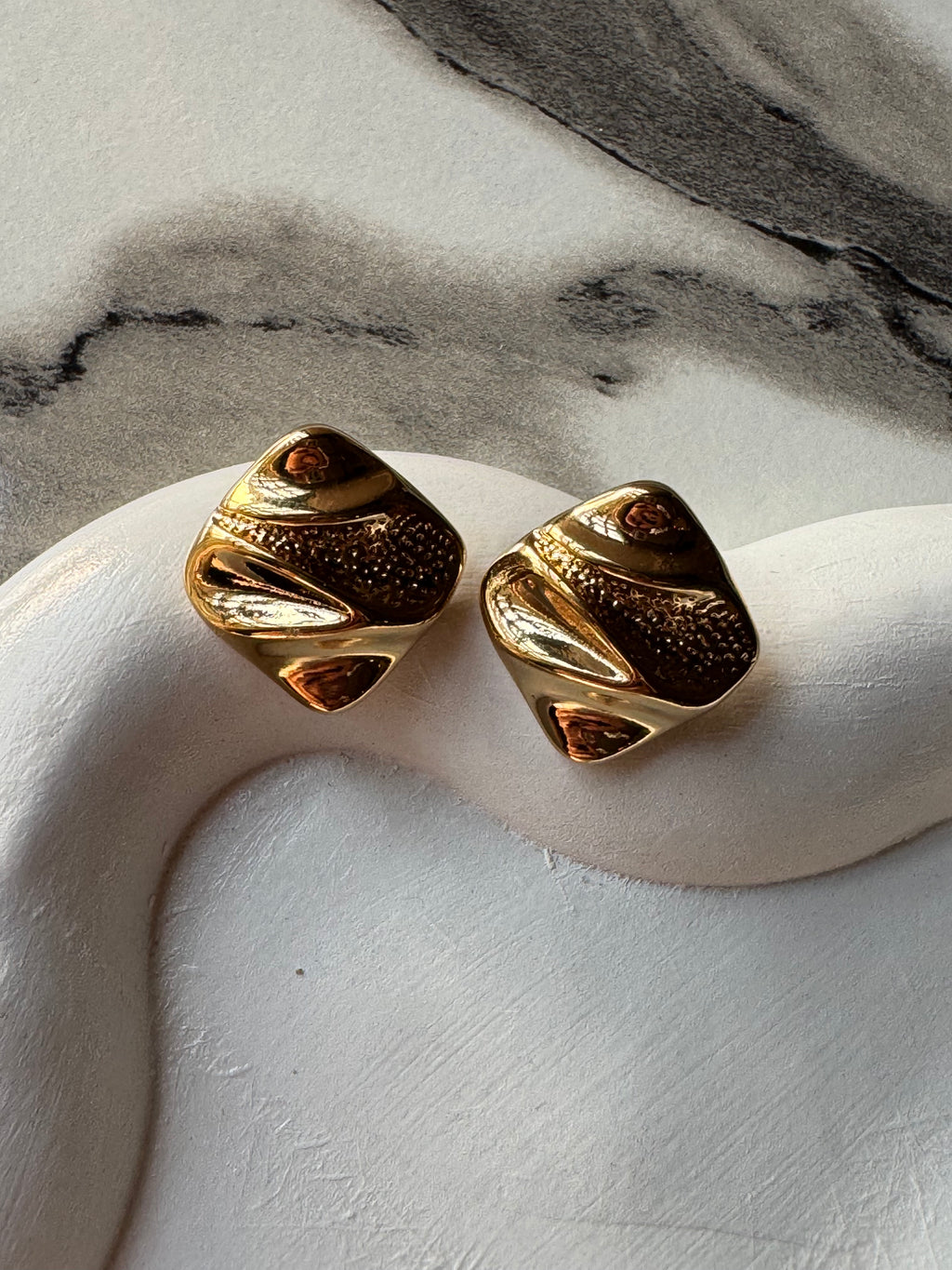 Regal Studs - 18K Gold Plated