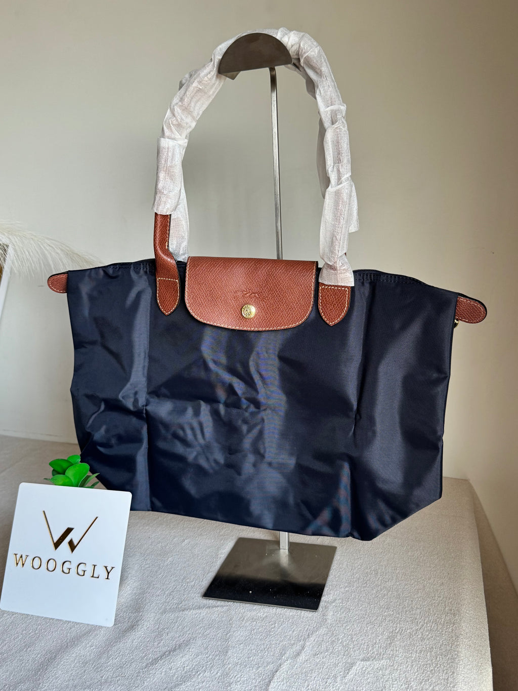 Longchamp Tote LARGE - Blue (WITH BRAND LOGO)