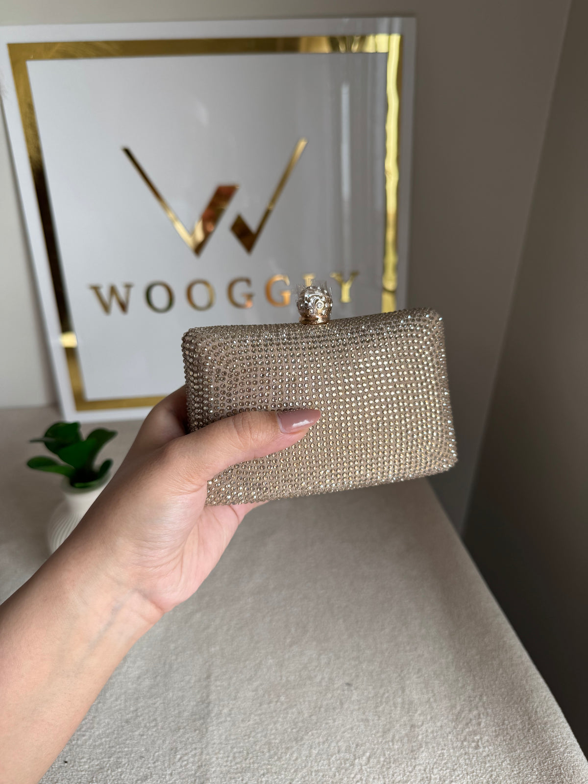 Icon Clutch Ivory