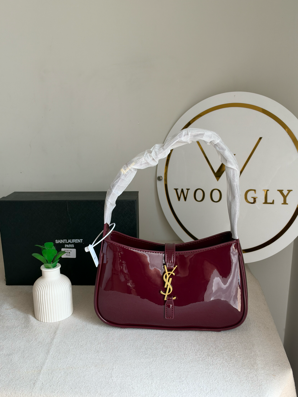 Viral Shoulder Bag with Box Packing - Cherry