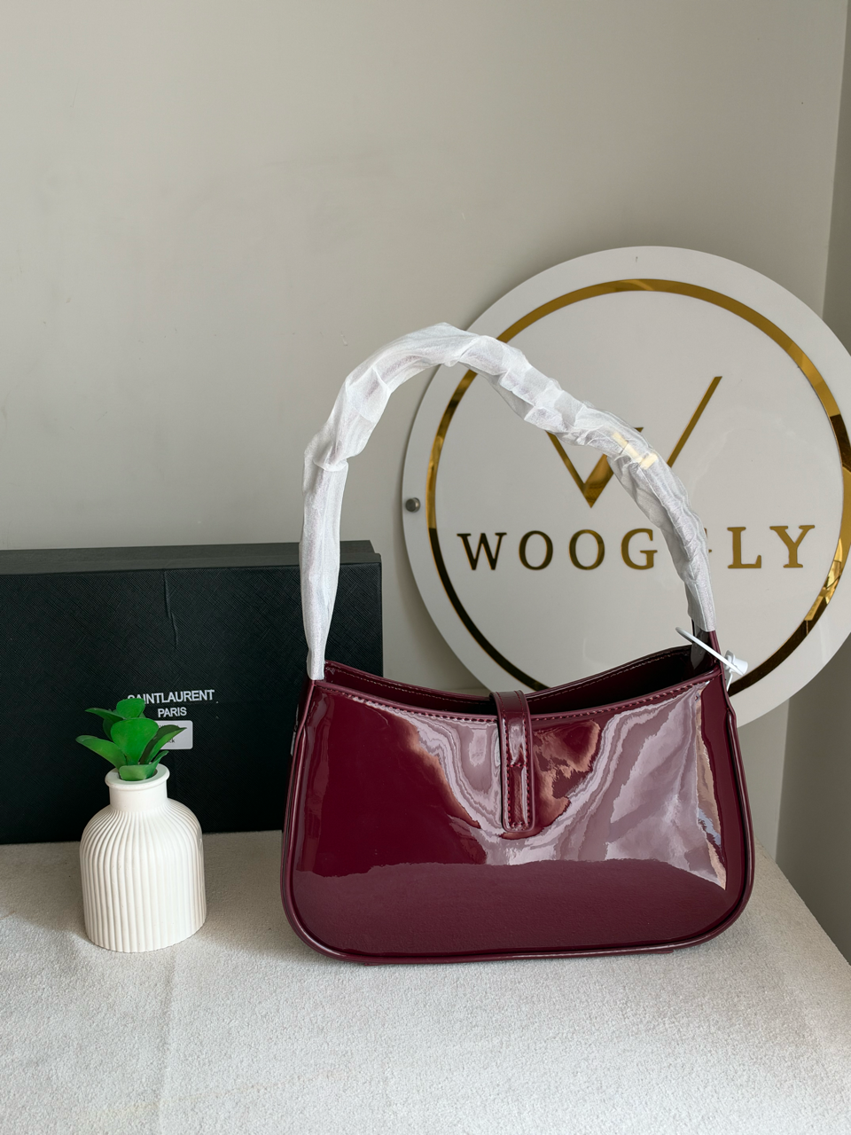 Viral Shoulder Bag with Box Packing - Cherry