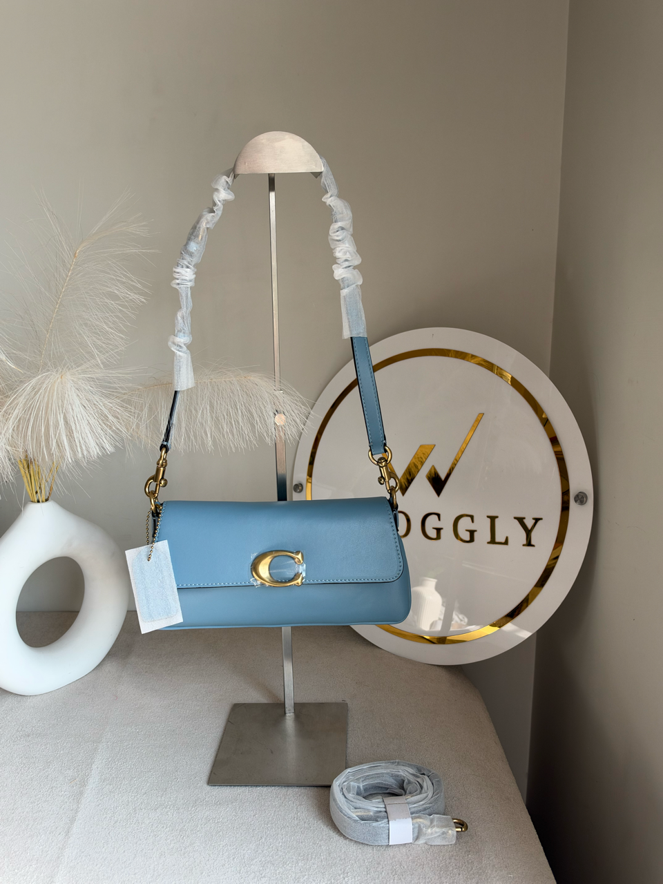 The Essential Archive Shoulder Bag - Light Blue
