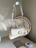The Essential Archive Shoulder Bag - White & Soft Cream