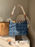Laurel Shoulder Bag with Box Packing - Denim Blue