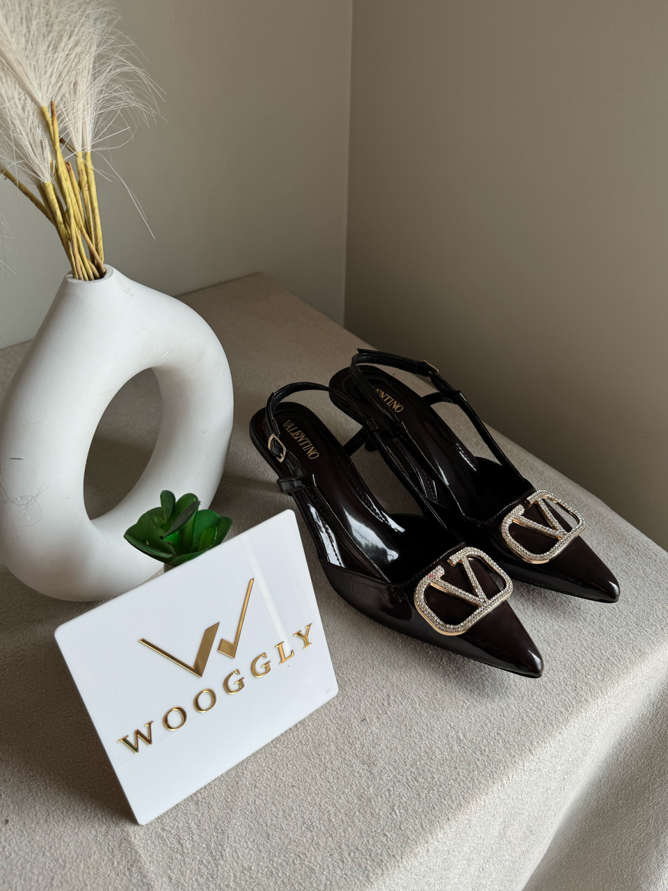 Essential Valentino Heels - Brown