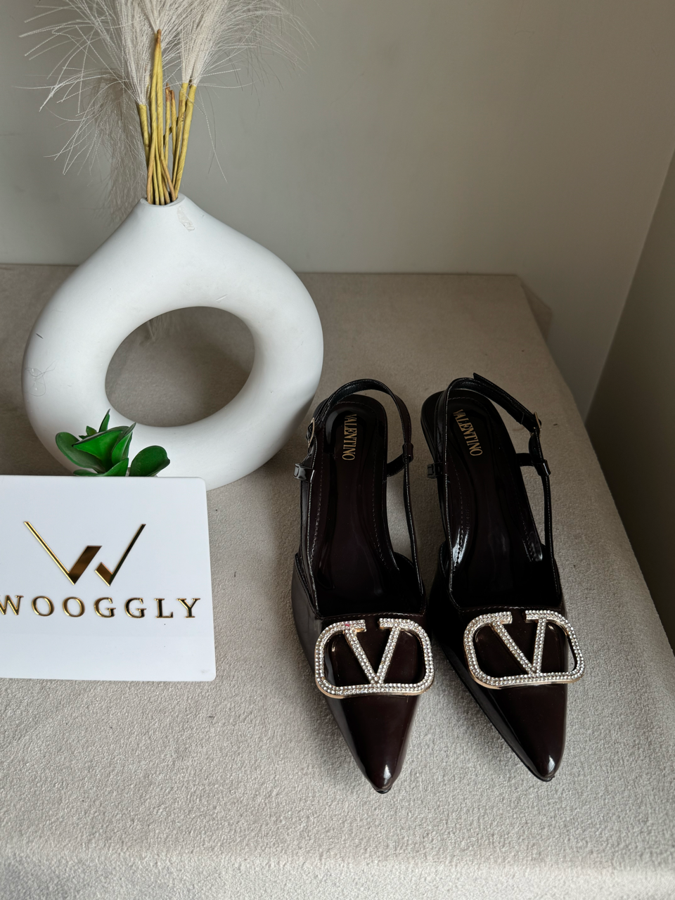 Essential Valentino Heels - Brown