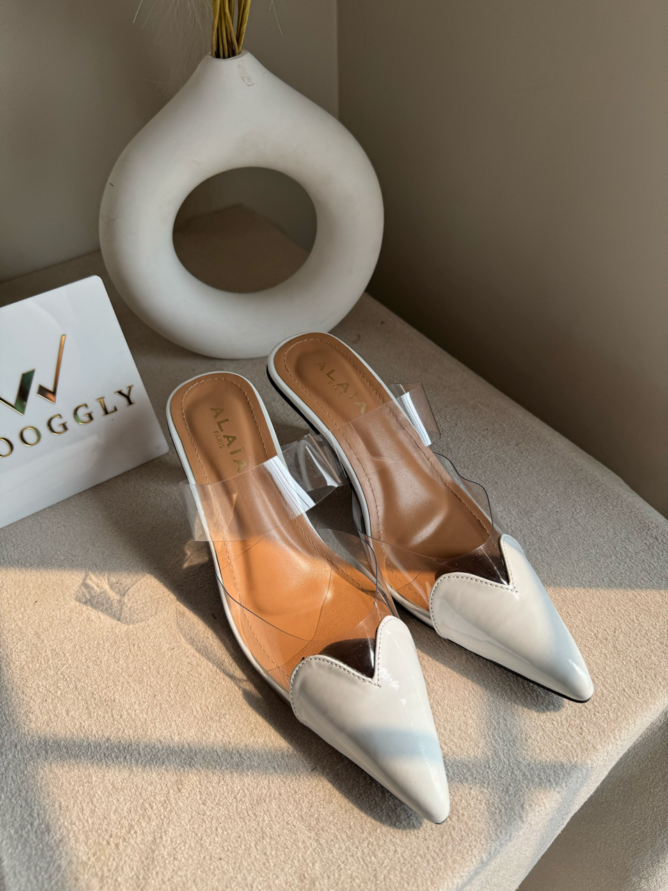 Alaia Paris Heels - White