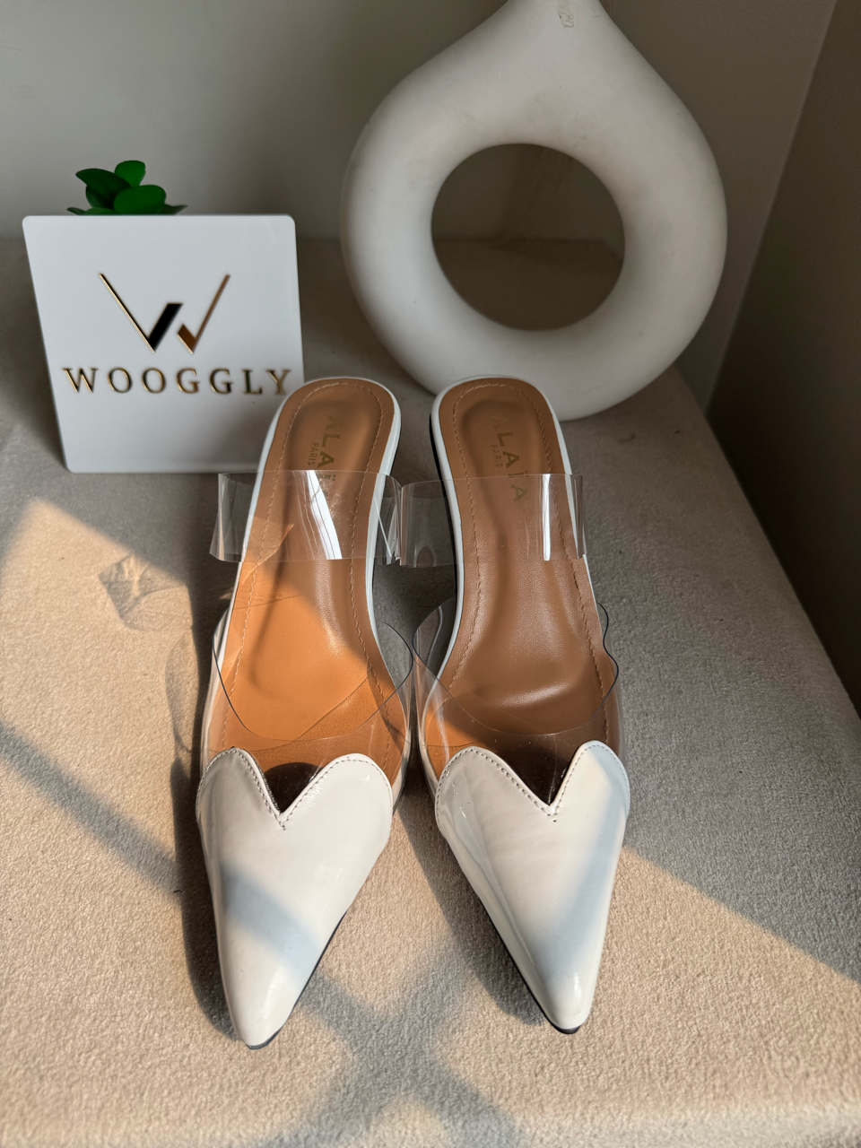 Alaia Paris Heels - White