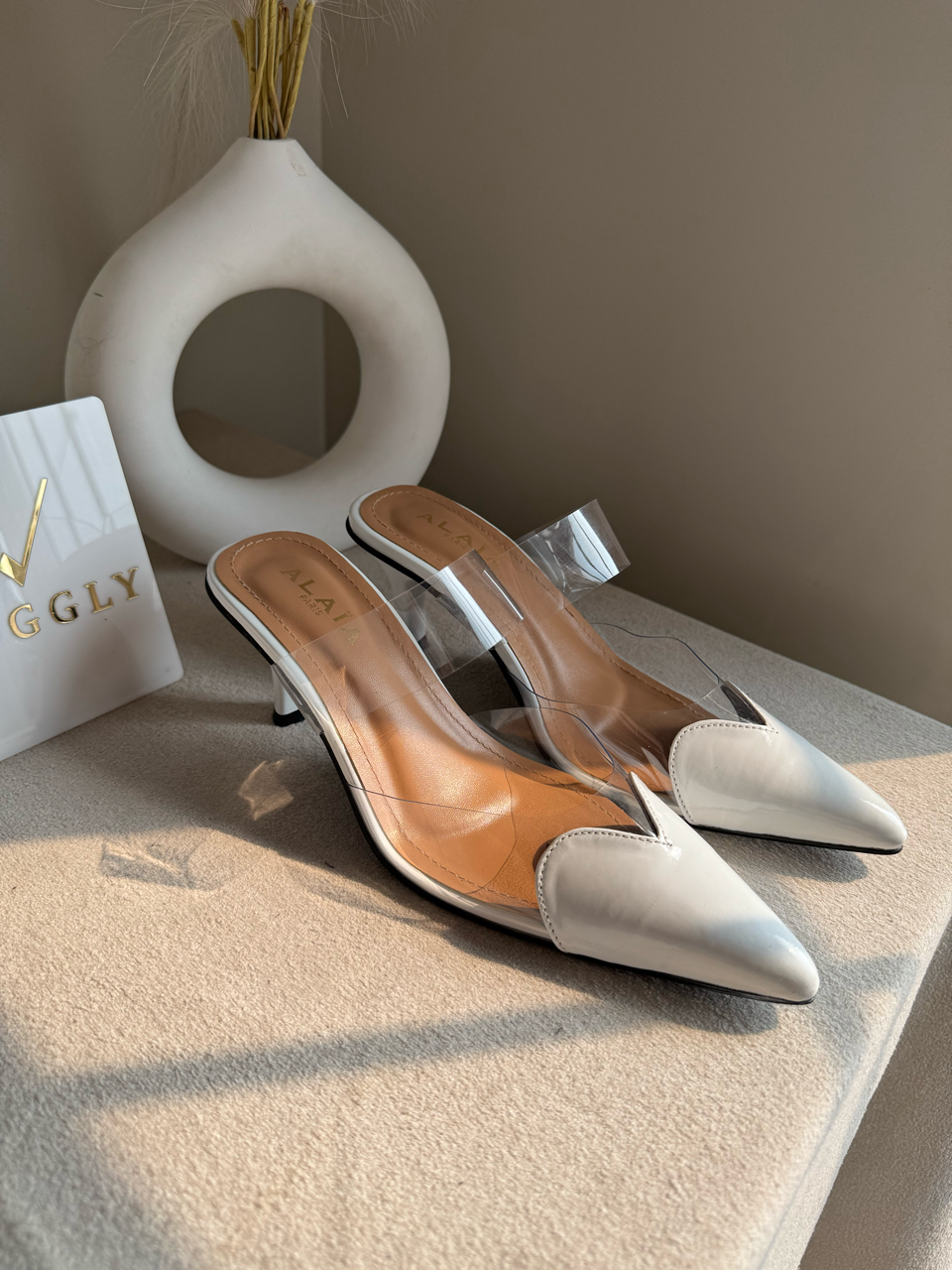 Alaia Paris Heels - White