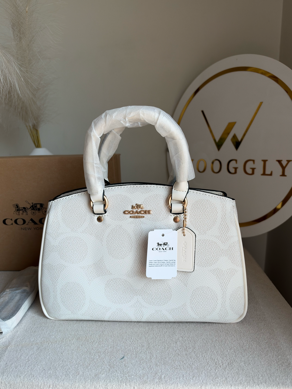 Savannah Carryall Bag With Box Packing - White
