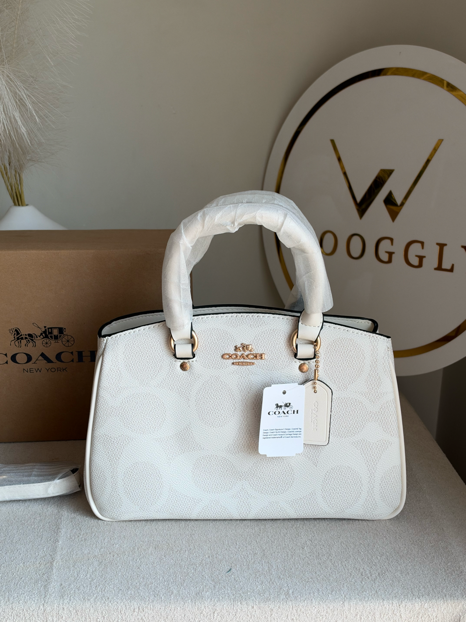 Savannah Carryall Bag With Box Packing - White