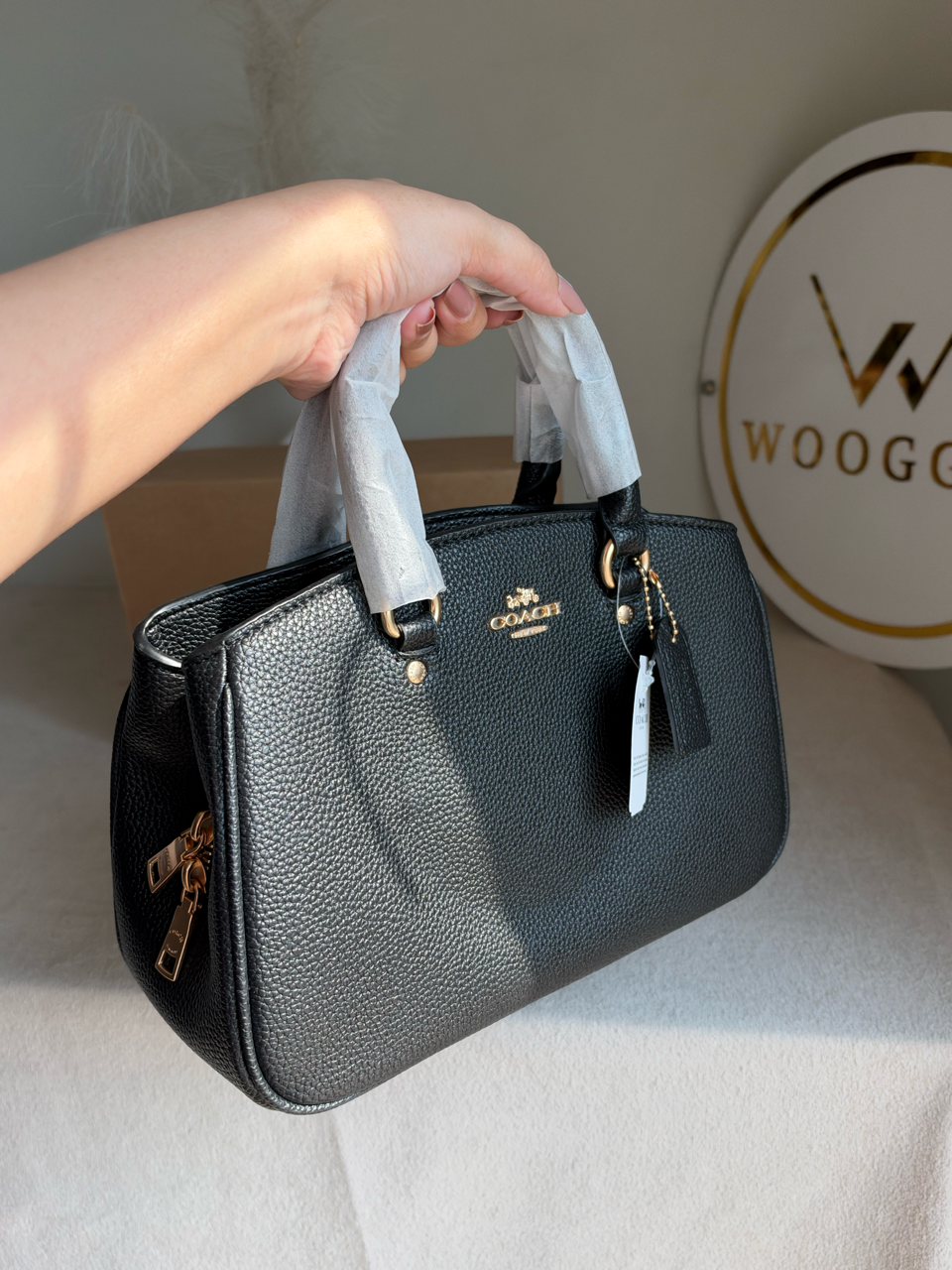 Savannah Carryall Bag With Box Packing - Black