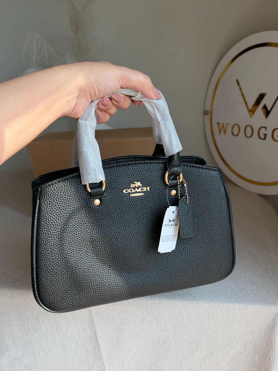 Savannah Carryall Bag With Box Packing - Black