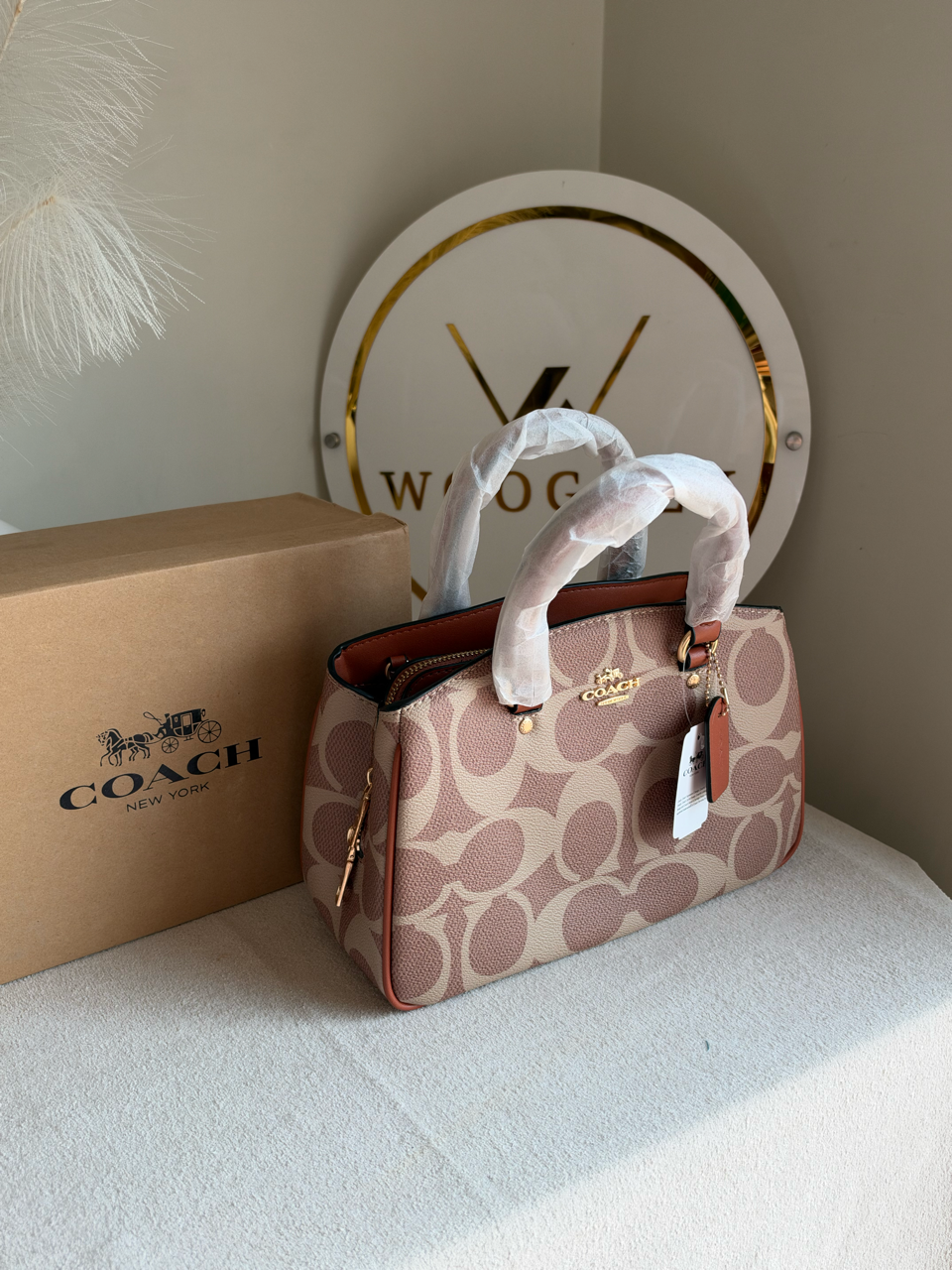 Savannah Carryall Bag With Box Packing - Khaaki