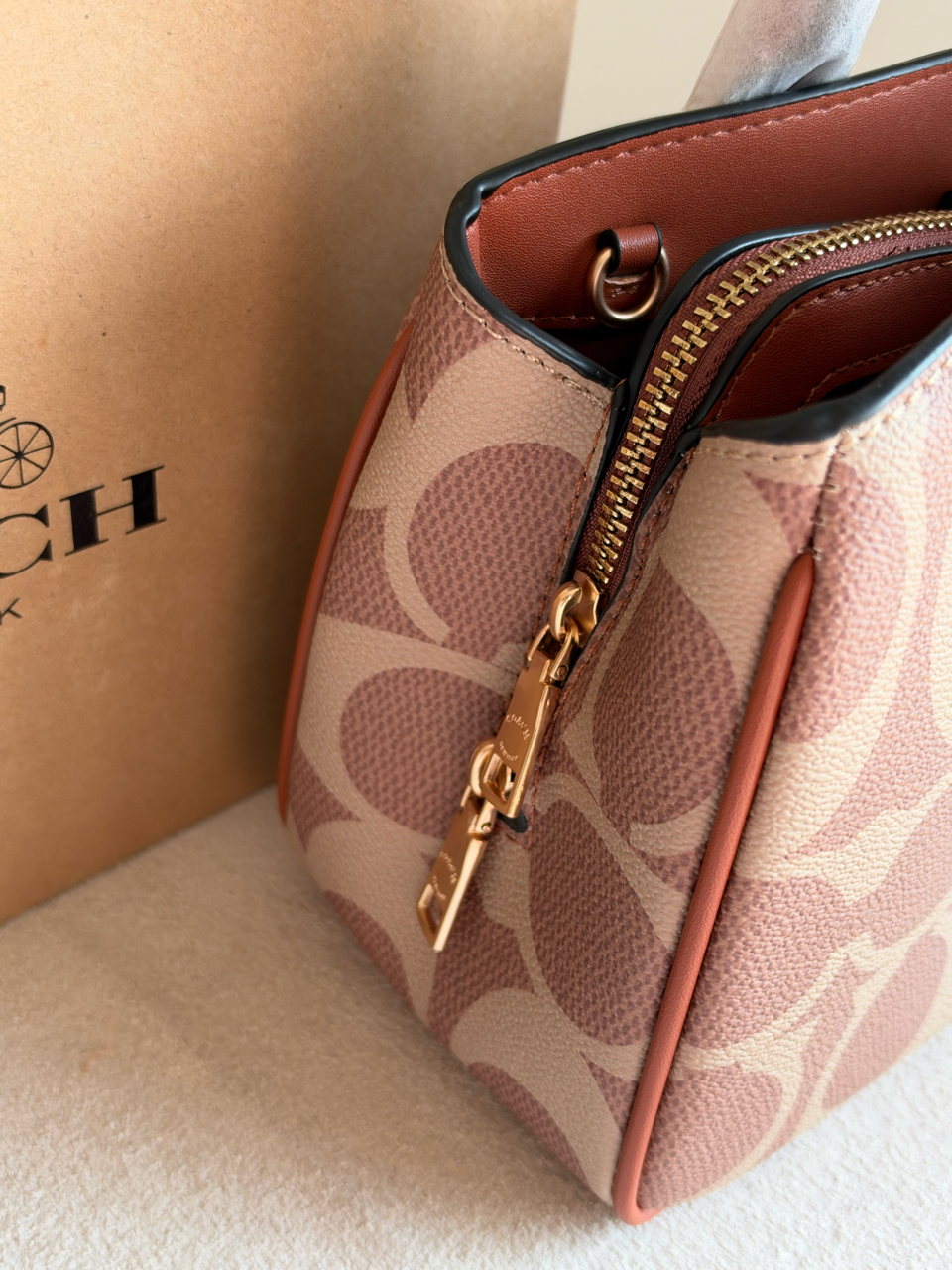 Savannah Carryall Bag With Box Packing - Khaaki