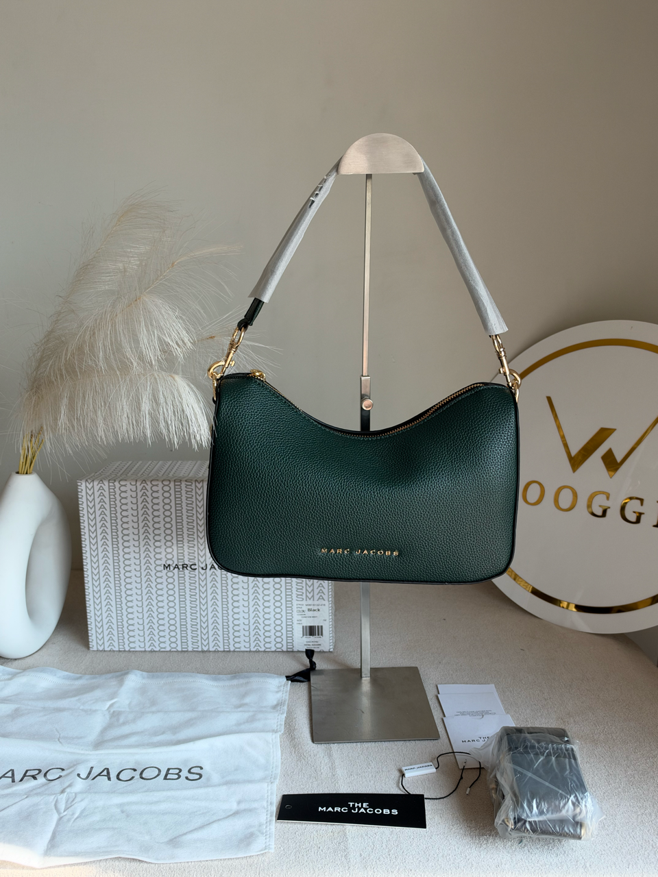 Drifter Convertible Shoulder Bag With Box Packing - Emarald Green