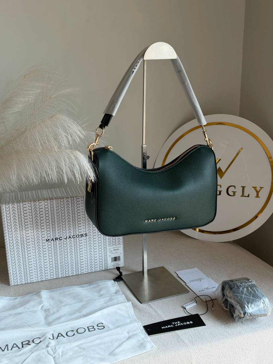 Drifter Convertible Shoulder Bag With Box Packing - Emarald Green