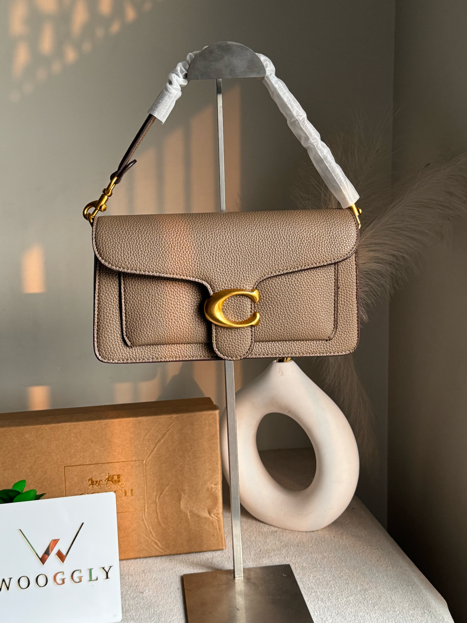 COACH TABBY 26 Dark Stone Good Quality-BOX PACKING