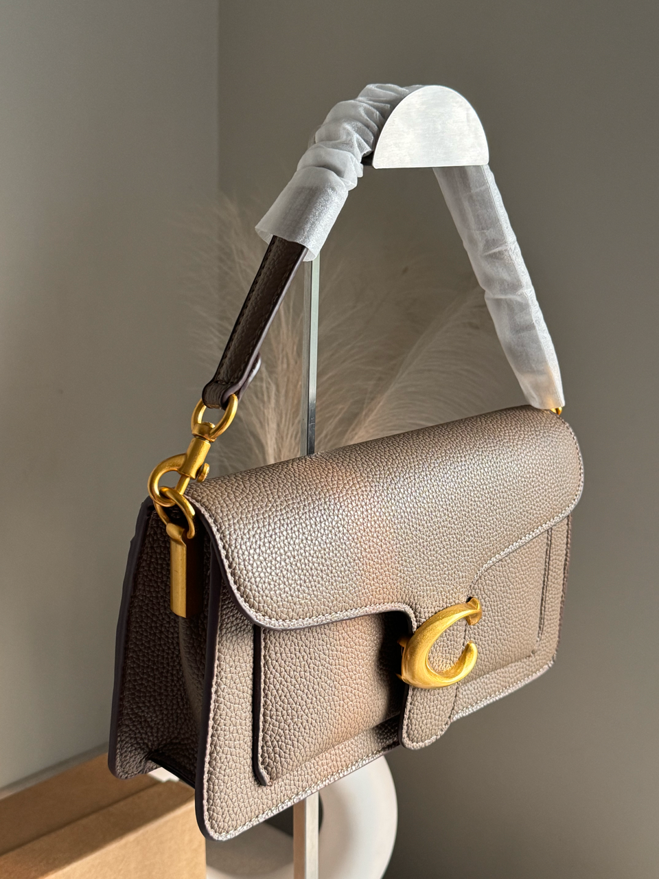 COACH TABBY 26 Dark Stone Good Quality-BOX PACKING