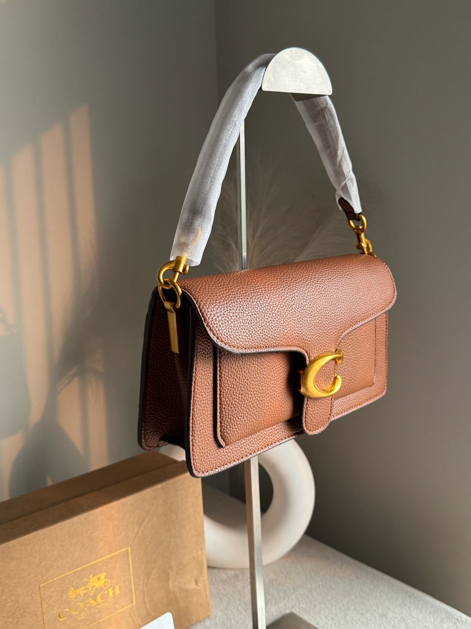 COACH TABBY 26 Brown Good Quality-BOX PACKING